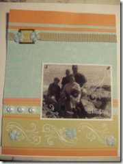 Family scrapbook page