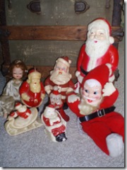 Vintage santas